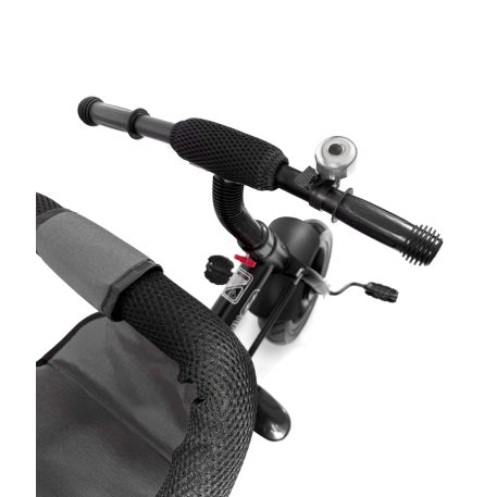 MK H-Trike Hunter trojkolka s rodičovskou rukoväťou a opierkou na nohy v sivej farbe