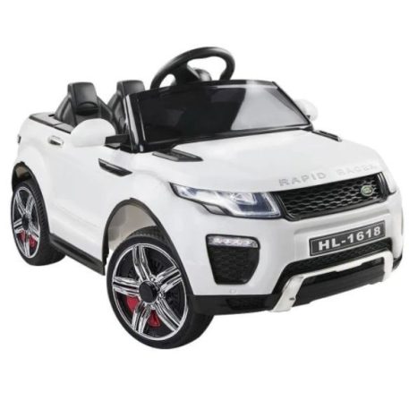Range Rover Evoque elektromos terepjáró távirányítóval fehér színben