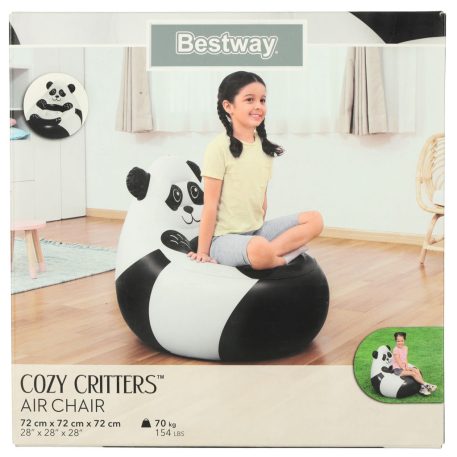 Bestway nafukovacie kresielko pre deti s motívom zvieratka 72x72x64 cm - Panda