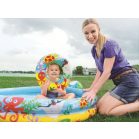 Bestway nafukovací bazén s nafukovacím kolesom a loptou