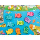 Montessori drevená magnetická rybárska hračka s rybami a včelami