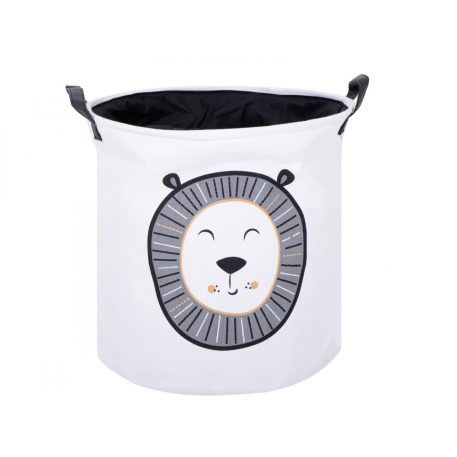 Detský látkový kôš na hračky so vzorom leva