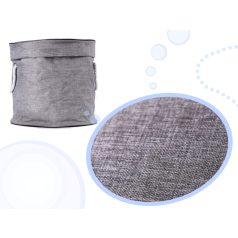   Vodotesný úložný box na hračky 2 v 1 s hracou podložkou - žlto-šedá