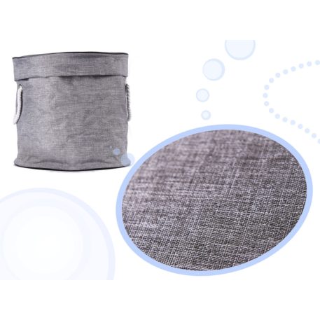 Vodotesný úložný box na hračky 2 v 1 s hracou podložkou - žlto-šedá