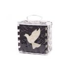 Penová podložka na zem Puzzle - čierno - biele - 25ks