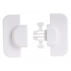 Bezpečnostný zámok na chladničku biely