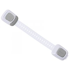   Detský bezpečnostný zámok na skrine – nastaviteľný – sivý 