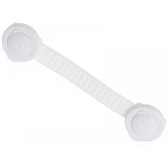   Bezpečnostný zámok na skrine a toalety - biely, vzor macík