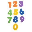 Kúpeľová hra s písmenami a číslami