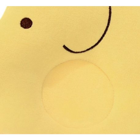 Detský vankúšik - v tvare sloníka ( 18,5 x 25 cm) - farba žltá