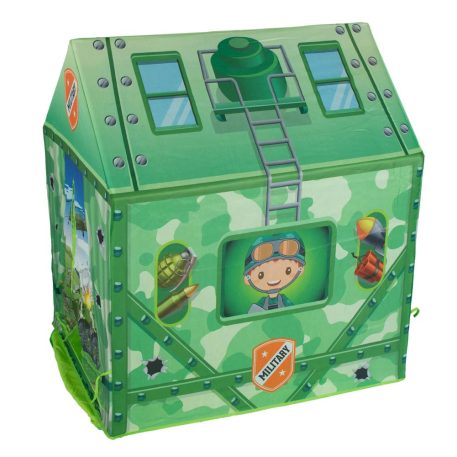 Skladací stan na hranie s vojenským dizajnom - 103 cm