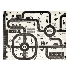 Hracia podložka - mesto- vodeodolná 130x100 cm