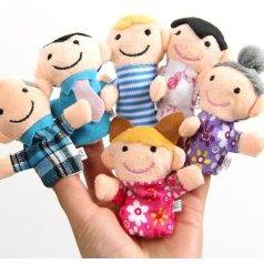 Sada 6 prstových maňušiek