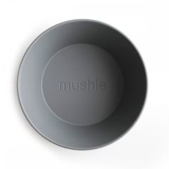 Mushie okrúhla miska 2 ks . smoke