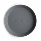 Mushie okrúhla miska 2 ks - Smoke
