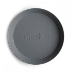Mushie okrúhla miska 2 ks - Smoke