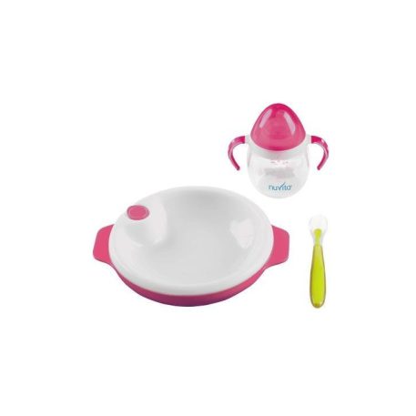 Nuvita jedálenská súprava - pink