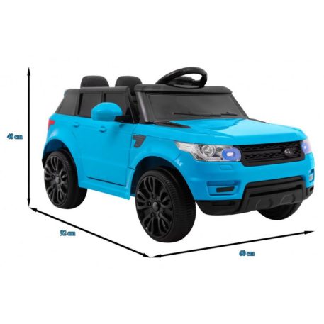 Rapid Racer Electric SUV vo svetlo modrej farbe s rodičovským diaľkovým ovládaním