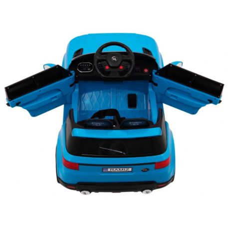 Rapid Racer Electric SUV vo svetlo modrej farbe s rodičovským diaľkovým ovládaním
