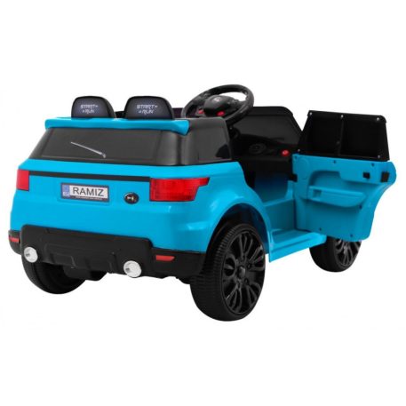 Rapid Racer Electric SUV vo svetlo modrej farbe s rodičovským diaľkovým ovládaním