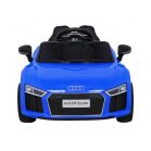 Elektrické auto Audi R8 s dvojitým motorom s modrou farbou s koženým sedadlom EKO- Diaľkové ovládanie