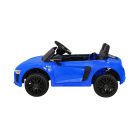 Elektrické auto Audi R8 s dvojitým motorom s modrou farbou s koženým sedadlom EKO- Diaľkové ovládanie