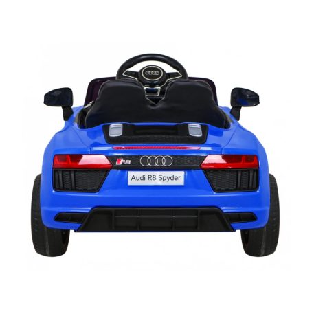 Elektrické auto Audi R8 s dvojitým motorom s modrou farbou s koženým sedadlom EKO- Diaľkové ovládanie