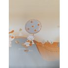 Prebaľovacia podložka 70 x 66 cm pre 106 cm široký prebaľovací stôl - dievčenská