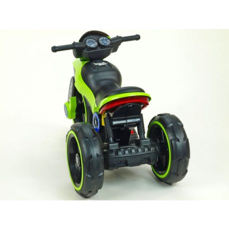 Zöld elektromos rendőrmotor