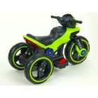 Zöld elektromos rendőrmotor