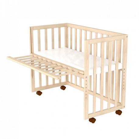 Detská postieľka k posteli v brečtanovej farbe