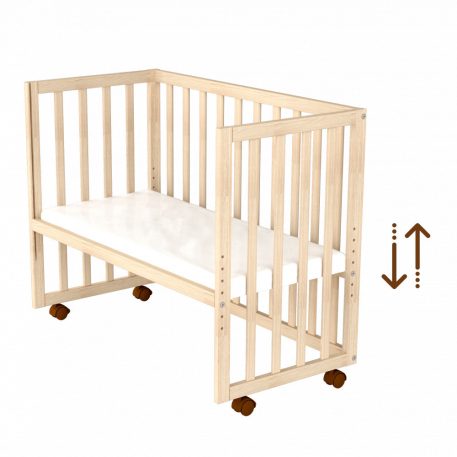 Detská postieľka k posteli v brečtanovej farbe