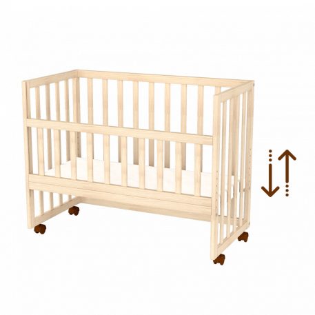 Detská postieľka k posteli v brečtanovej farbe