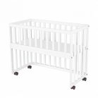 Detská postieľka k posteli v bielej farbe