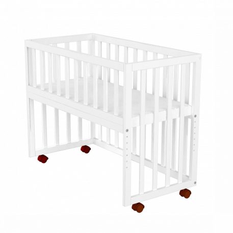 Detská postieľka k posteli v bielej farbe