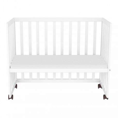 Detská postieľka k posteli v bielej farbe