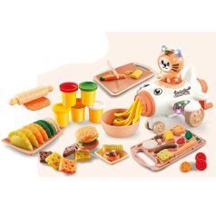   Stroj na výrobu cesta v tvare lietadla pre deti s farebnou hlinou a príslušenstvom