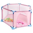 Unikornisos járóka 40 darab labdával