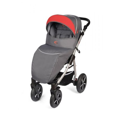 Mama Kiddies Dream Limited Edition 3az1-ben multifunkciós babakocsi kiegészítőkkel antracit és piros színben + Ajándék