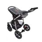 Mama Kiddies Dream Limited Edition 3az1-ben multifunkciós babakocsi kiegészítőkkel antracit és piros színben + Ajándék