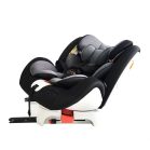 ISOFIX-es 360°-ban forgatható Mama Kiddies Rotary biztonsági autósülés (0-36 kg) fekete-sötétszürke színben + ajándékok