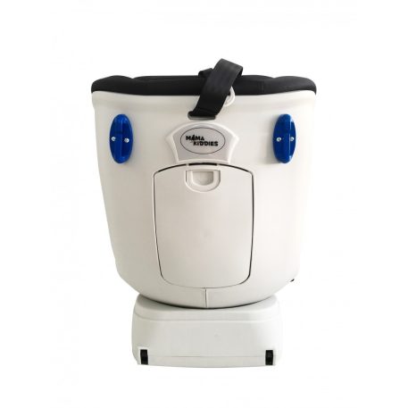 ISOFIX-es 360°-ban forgatható Mama Kiddies Rotary biztonsági autósülés (0-36 kg) fekete-sötétszürke színben + ajándékok