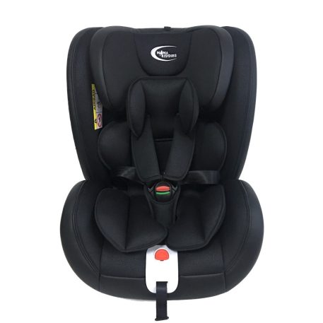 ISOFIX-es 360°-ban forgatható Mama Kiddies Rotary biztonsági autósülés (0-36 kg) fekete színben