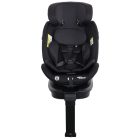 ISOFIX-ová autosedačka Mama Kiddies Turbo Wings otočná o 360° (40 – 150 cm) v čiernej farbe s opornou nohou + darček – opierka chrbtice, slnečná clona