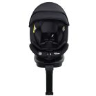 ISOFIX-ová autosedačka Mama Kiddies Turbo Wings otočná o 360° (40 – 150 cm) v čiernej farbe s opornou nohou + darček – opierka chrbtice, slnečná clona