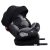 ISOFIX-ová autosedačka Mama Kiddies Turbo Wings otočná o 360° (40 – 150 cm) v sivej farbe + darček – opierka chrbtice, slnečná clona