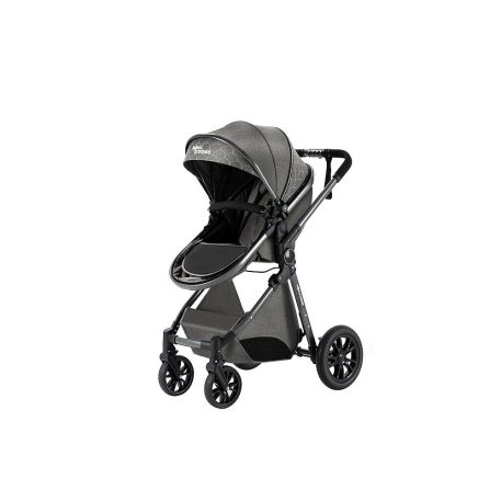 Mama Kiddies Charlie PRO 3 v 1 kočík s príslušenstvom v šedej farbe + darček