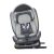 Black November - ISOFIX-es 360°-ban forgatható Mama Kiddies iSize Phoenix Edition Rotary Protect GT biztonsági autósülés (40 -150 cm) szürke színben ajándék napvédővel