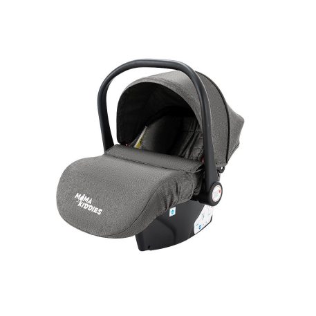 Mama Kiddies 4v1 Charlie PRO kočík s príslušenstvom v šedej farbe s ISOFIX základňou + darček